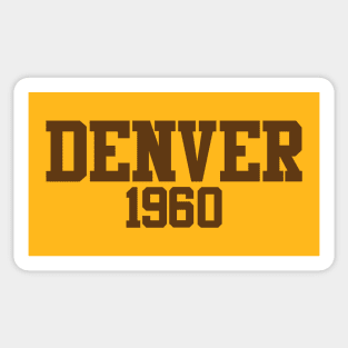 Denver 1960 Sticker